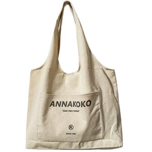 Canvas Tote Bags For Women Large Ladies Eco Cotton Linen Cloth Handbag Letters Print Shopper Bags Reusable Shopping Beach Bags
