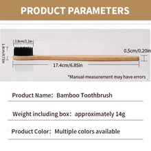 50 disposable bamboo soft bristled toothbrushes - biodegradable and easy to carry - essential for home and outdoor use