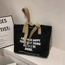 Canvas Tote Bags For Women Large Capacity Single Shoulder Bag Student Classes Commute Laptop Carrying Bag Casual Handbags